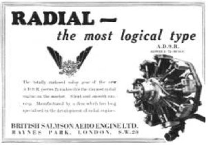 British Salmson AD.9R ad
