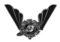 British-Salmson logo with propeller and wings