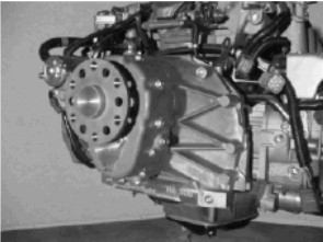 Gearbox with important ribs