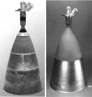 Two bi-propellant engines