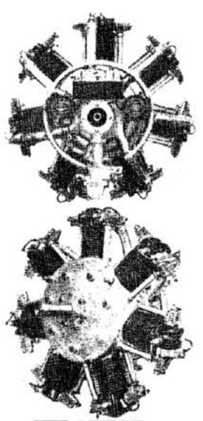 Two views for the Cameron radial engine