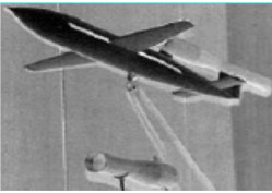Complete scale model with pulse jet