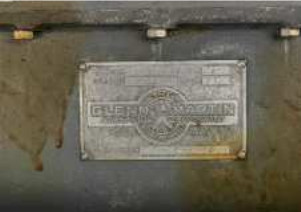 Martin 4-333 ID-plate