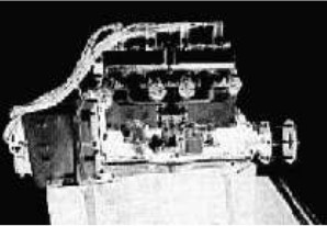 Chilton engine view at the carburetor side