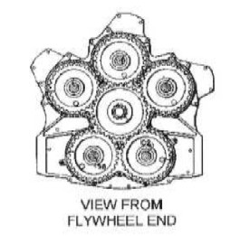 Power joining gear assembly