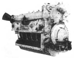 Rear view with supercharger