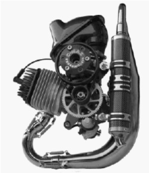 Cisco Motors - C-Max with fuel tank and muffler