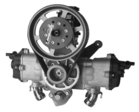 Cisco Motors - Water-cooled boxer with starter gear