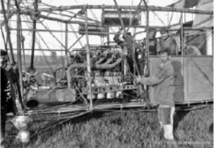 Clement-Bayard on an airship