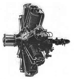 Clerget-Blin 9B, rotary