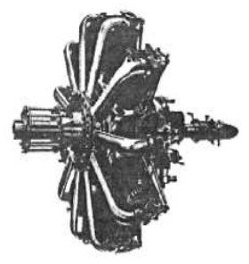 Clerget 11 Eb, semifrontal