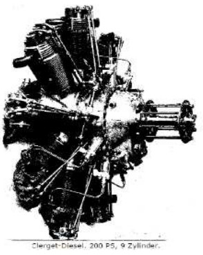 Clerget Diesel engine 200 CV