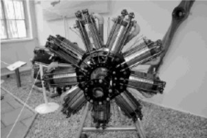 Clerget-Humber BR1 (base Clerget 9T) Vista frontal