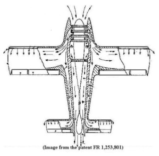 Coanda's patent drawing