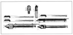 Various W. Congreve rockets