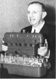 Paul Crosley with the Cobra engine