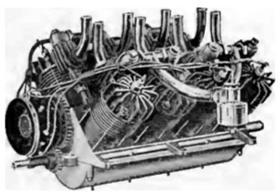 First Curtiss V8, the B-8