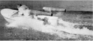 Bill's canoe with pulsejets