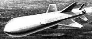 Artistic drawing of an Exocet
