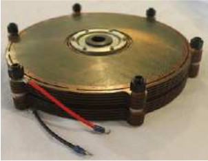 New electric plate engine with rotor