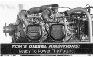 One of the new Continental TD engines