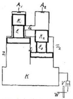 Esquema del concepto de motor de 2T