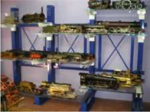 Parte de la sección de ferrocarriles
